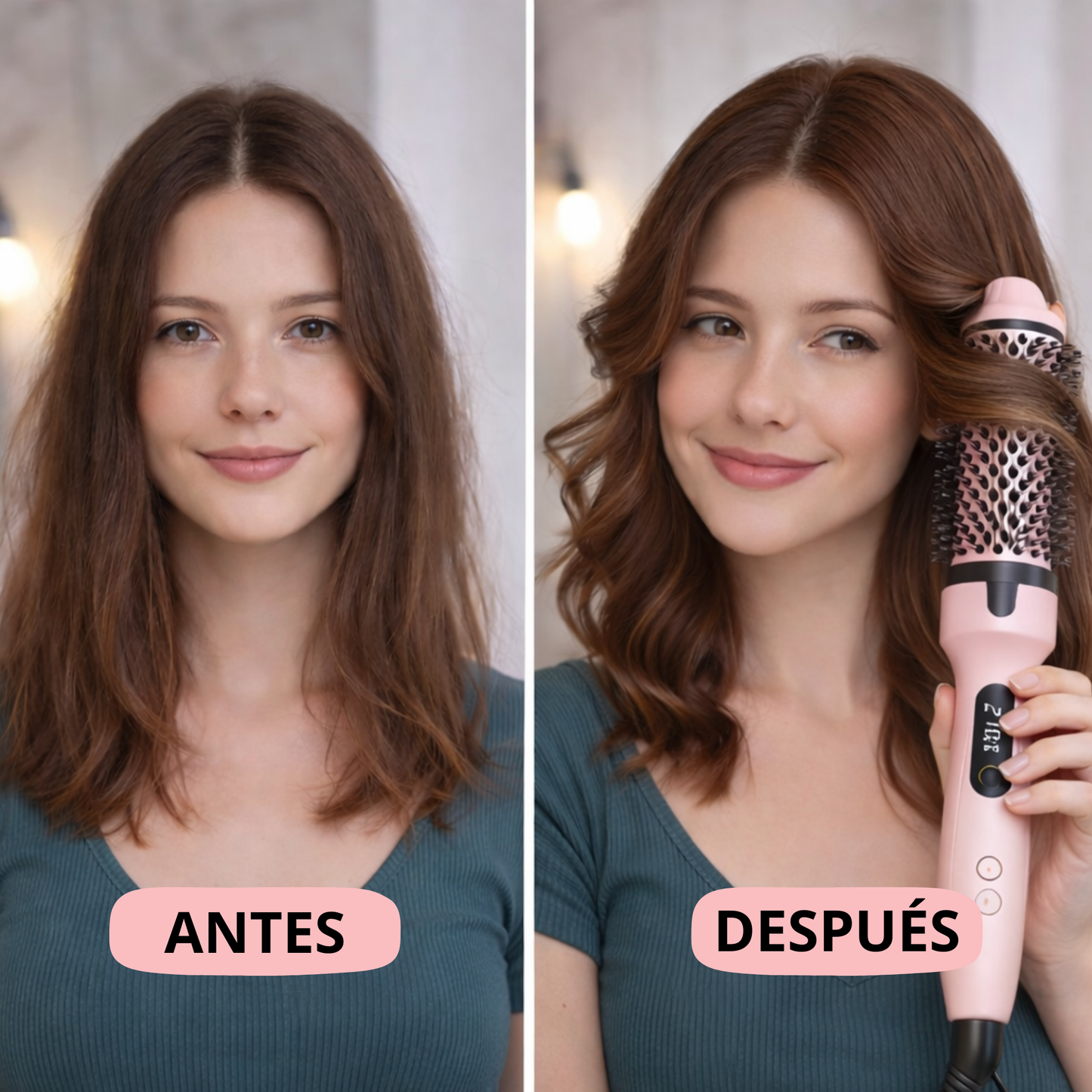 CEPILLO TERMICO IONICO 3 EN 1 CON PANTALLA LED